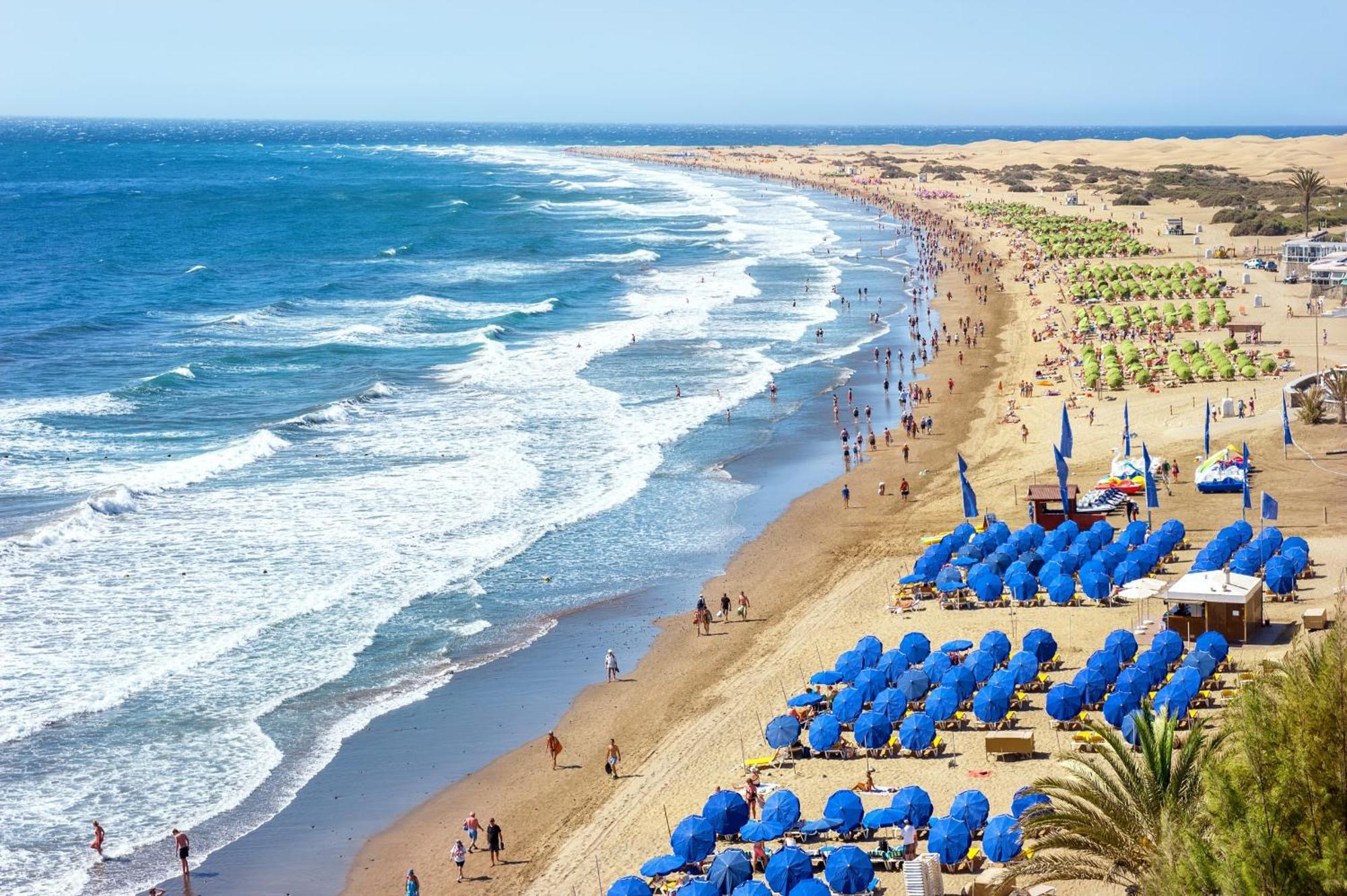 Sunny Apartment Near The Beach Плая дел Инглес Екстериор снимка